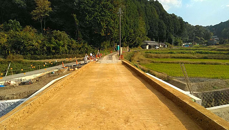 主要地方道天理加茂木津線　相和橋　箱型函渠工事