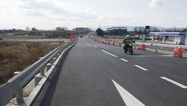 今月の進捗状況／（大和青垣吉野川自転車道線　道路改良工事）vol.4