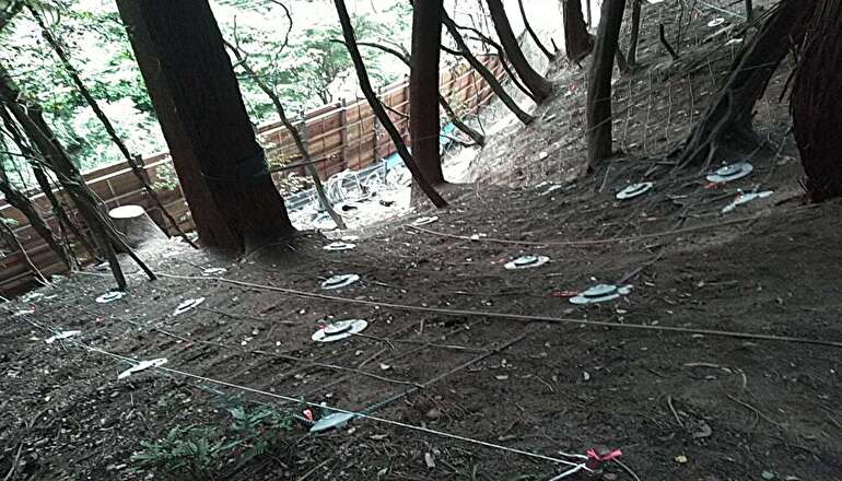桜井明日香吉野線　法面対策工事