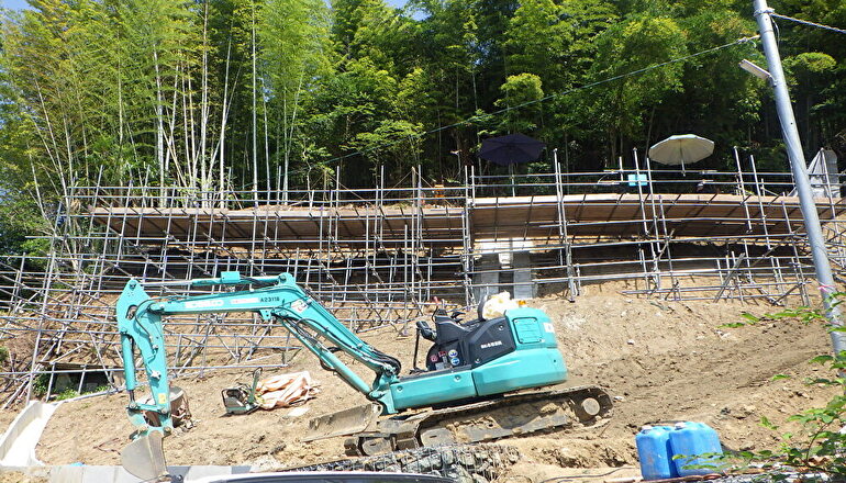 細川地区　斜面対策工事